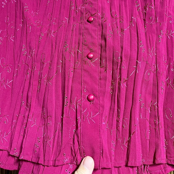 Embroidered East 5th blouse - Picture 3 of 4